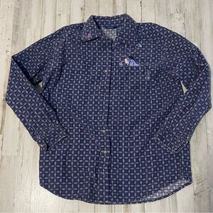 Disney Vintage Corduroy Button Down Shirt Small